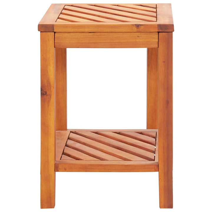 Masă Laterală, 45X33X45 Cm, Lemn Masiv De Salcâm