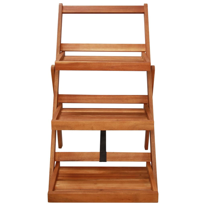 Suport De Plante, 3 Niveluri, 50X63X80 Cm, Lemn Masiv De Acacia