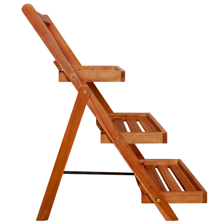 Suport De Plante, 3 Niveluri, 50X63X80 Cm, Lemn Masiv De Acacia