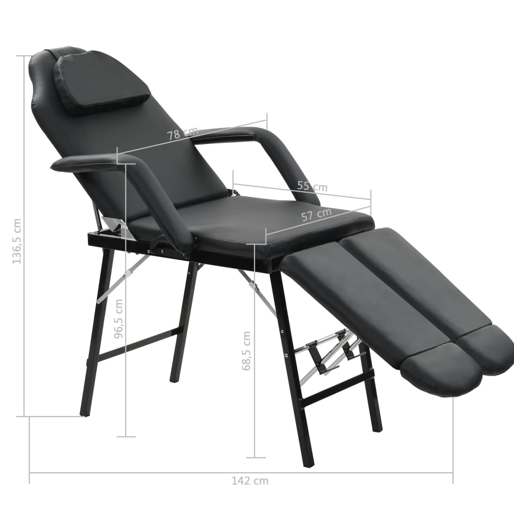 Scaun Tratament Facial, Piele Artificială, 185X78X76 Cm,