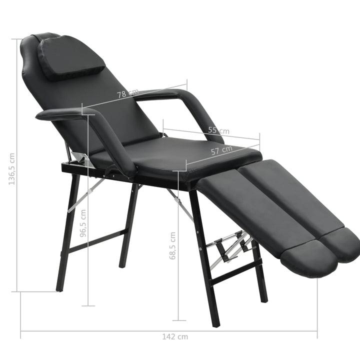 Scaun Tratament Facial, Piele Artificială, 185X78X76 Cm,