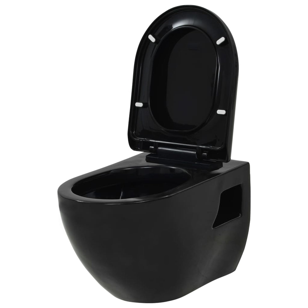 Vas De Toaletă Cu Montare Pe Perete, Ceramică,