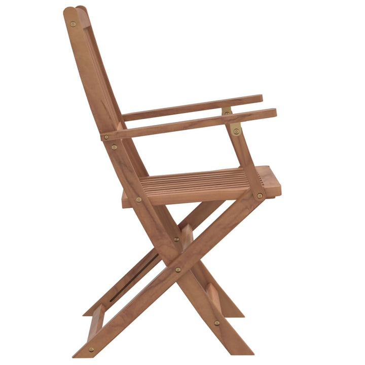 Set Mobilier De Exterior Pliabil, 5 Piese, Lemn Masiv De Acacia