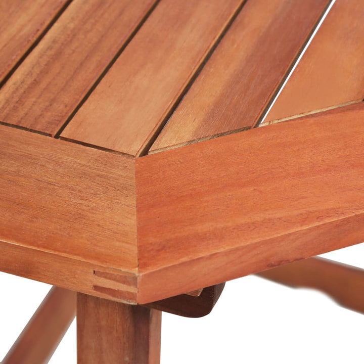 Set Mobilier Bistro, 2 Piese, Lemn Masiv De Acacia
