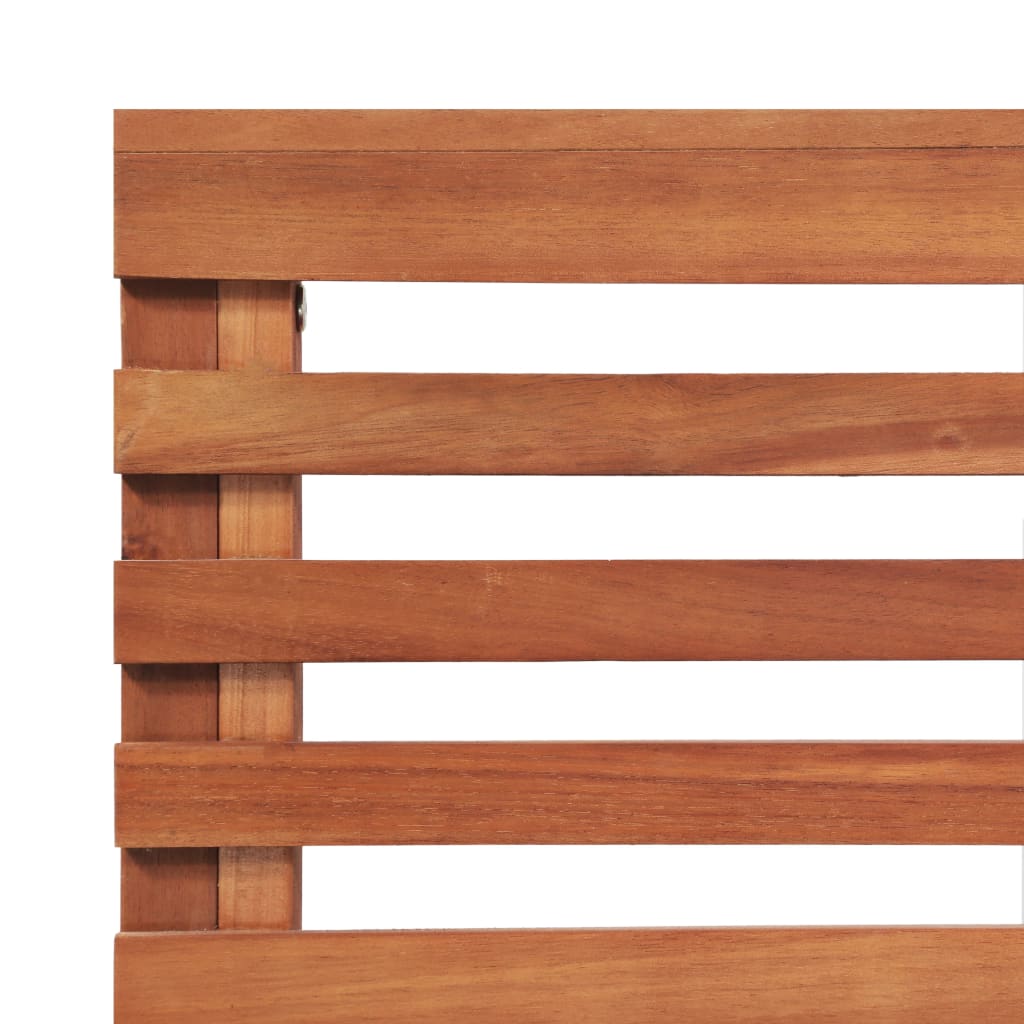 Set Mobilier Bistro, 2 Piese, Lemn Masiv De Acacia