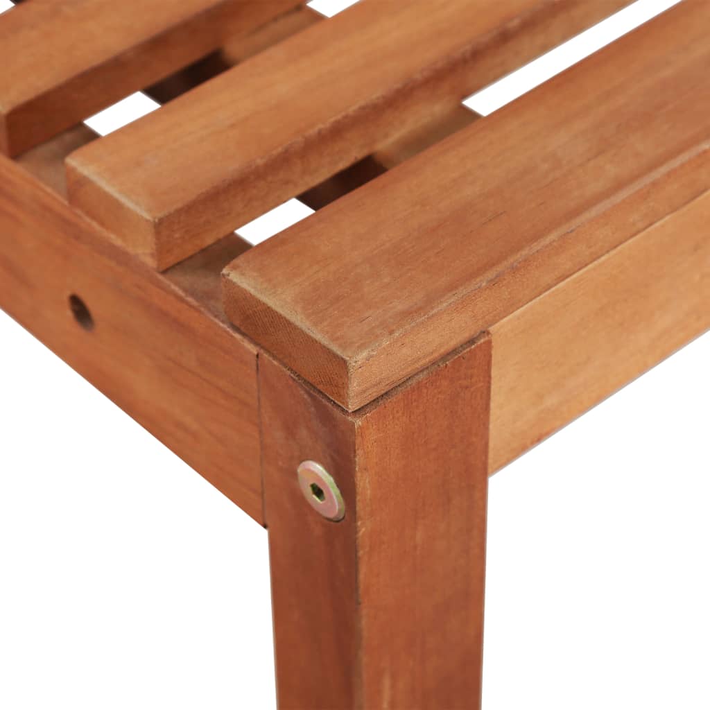 Set Mobilier Bistro, 2 Piese, Lemn Masiv De Acacia