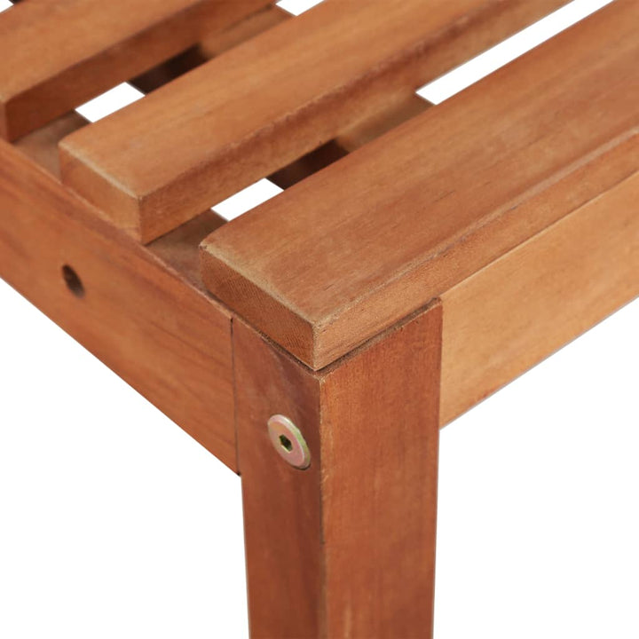 Set Mobilier Bistro, 2 Piese, Lemn Masiv De Acacia