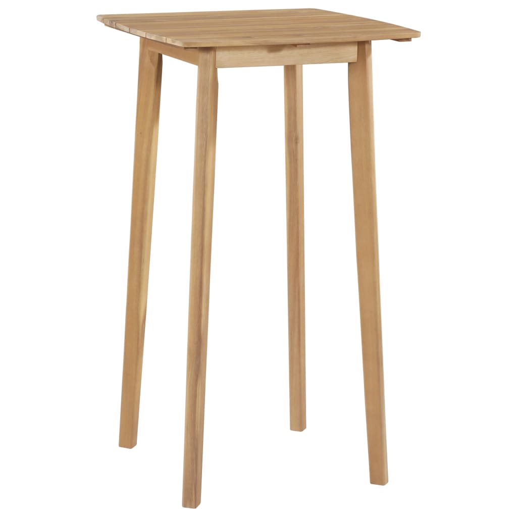 Set Mobilier Bar, 3 Piese, Lemn Masiv De Acacia