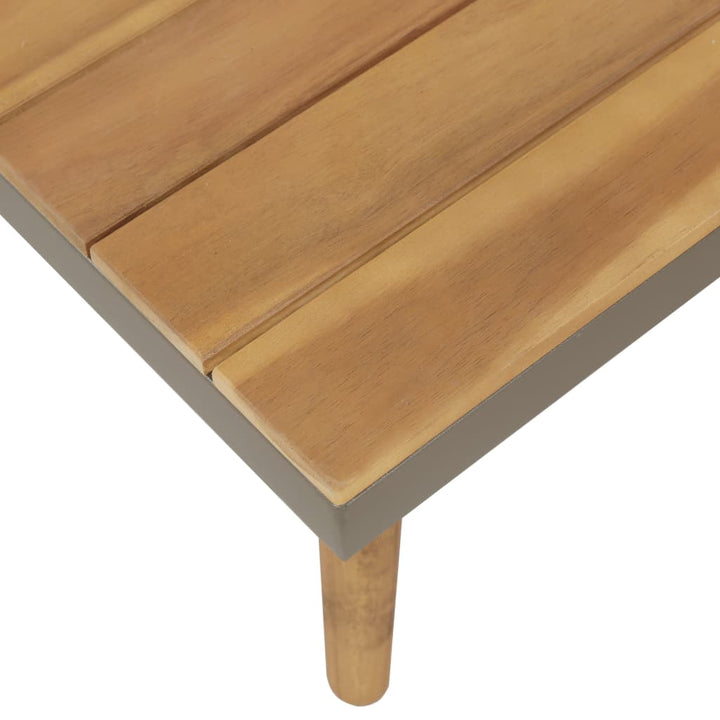 Set Mobilier Grădină Cu Perne, 4 Piese, Maro, Lemn Acacia