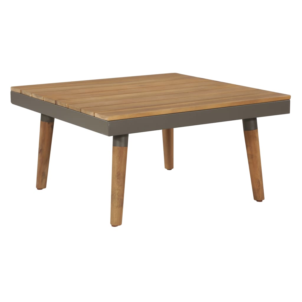 Set Mobilier Grădină Cu Perne, 4 Piese, Maro, Lemn Acacia