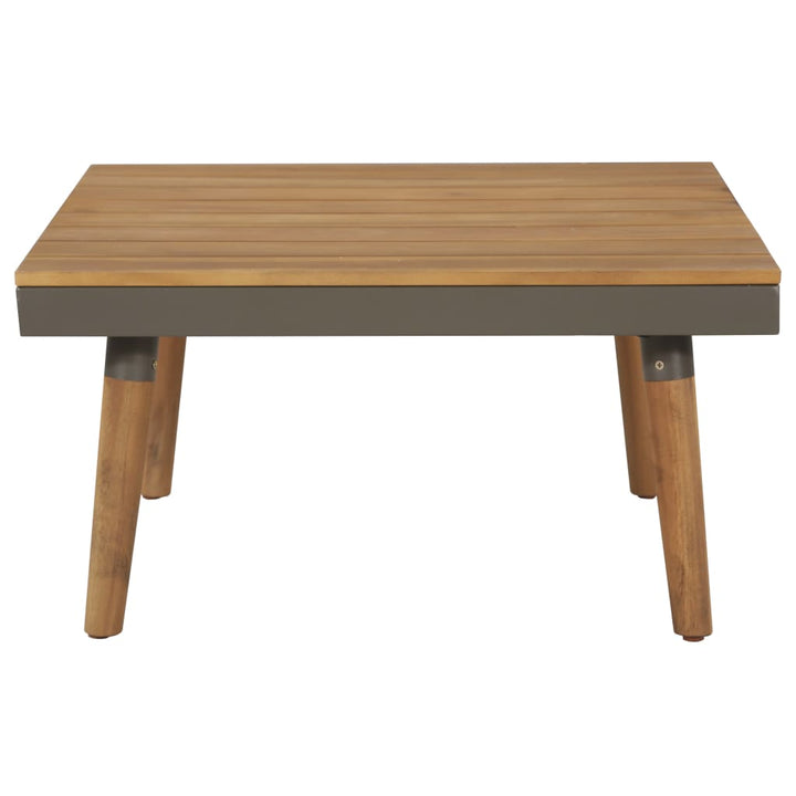 Set Mobilier Grădină Cu Perne, 4 Piese, Maro, Lemn Acacia