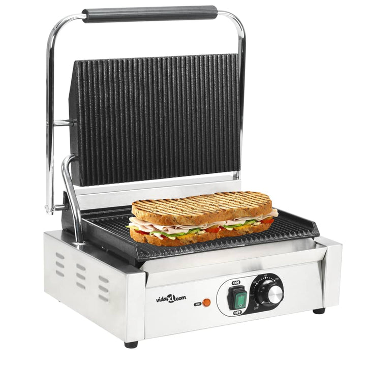 Grill Panini Dublu Cu Striații, 57X30,5X20 Cm, 3600 W