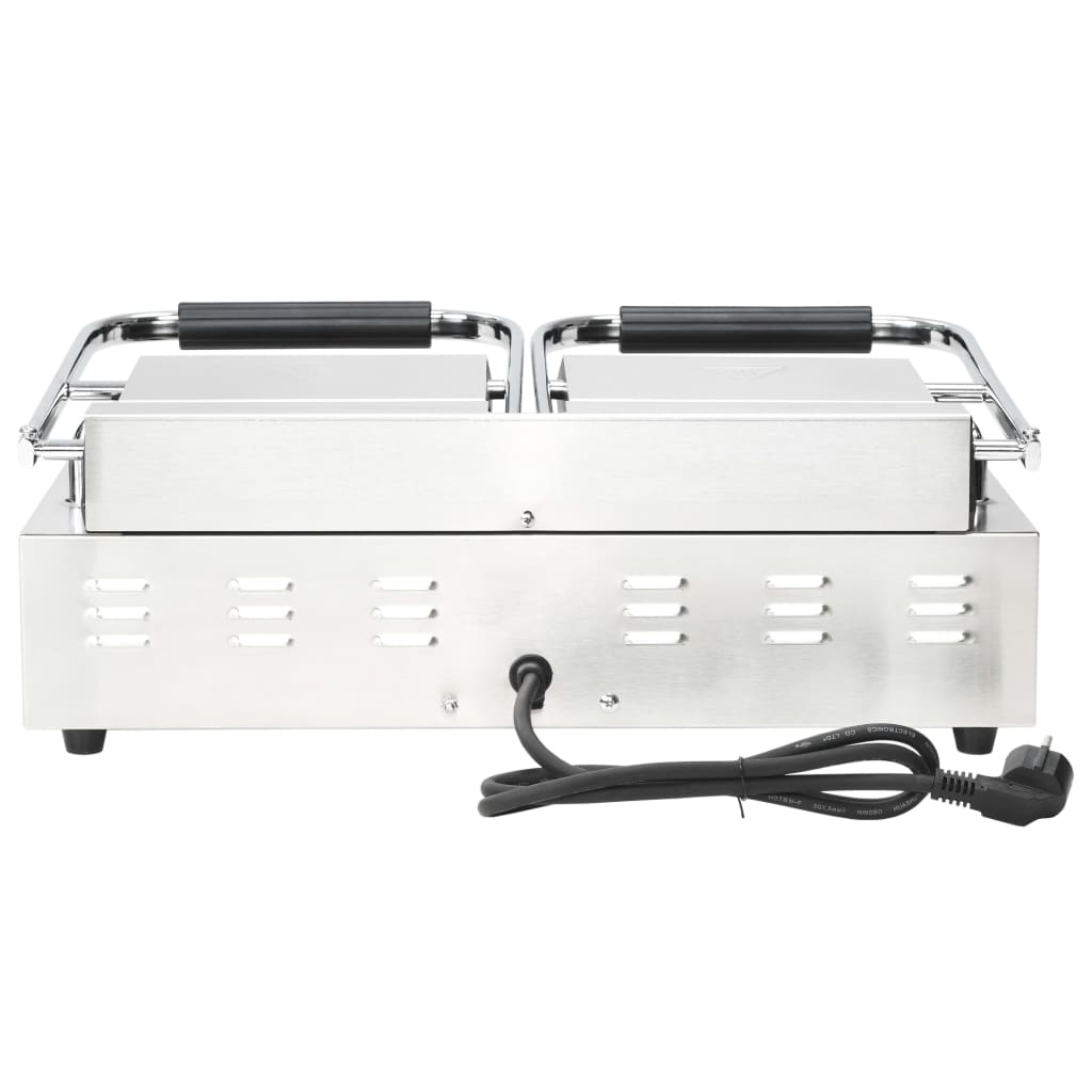 Grill Panini Dublu Cu Striații, 57X30,5X20 Cm, 3600 W