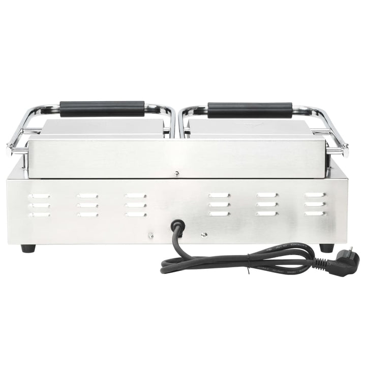 Grill Panini Dublu Cu Striații, 57X30,5X20 Cm, 3600 W