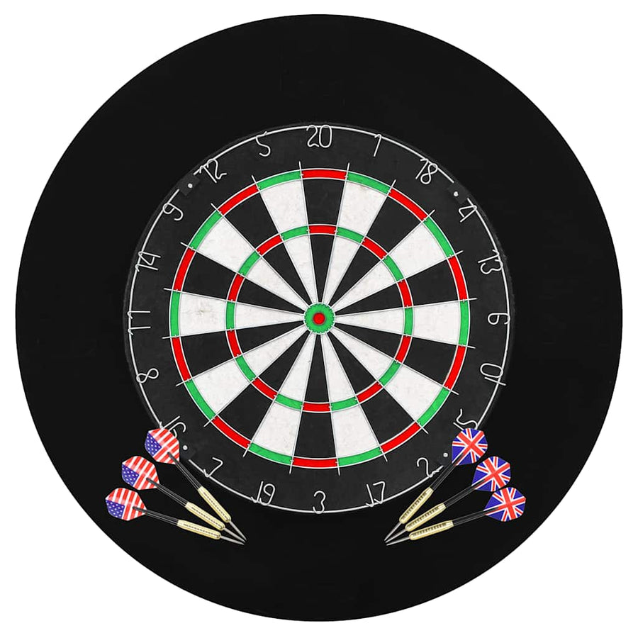 Placă De Darts Profesională Din Sisal, Cu 6 Săgeți Și Bordură