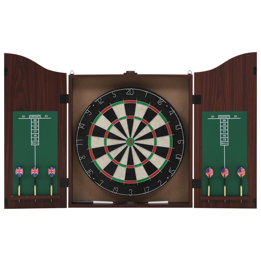 Placă De Darts Profesională Din Sisal, Cu Dulap Și 6 Săgeți