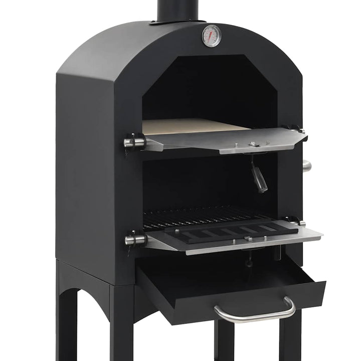 Cuptor De Pizza De Exterior Pe Cărbuni Piatră De Copt