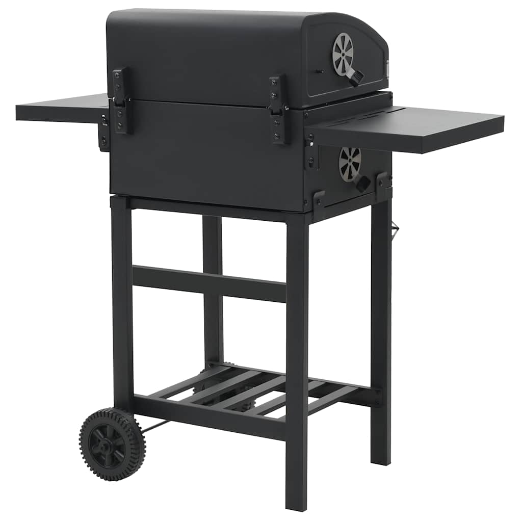 Grătar Barbecue Cu Cărbuni, Raft Inferior, Negru