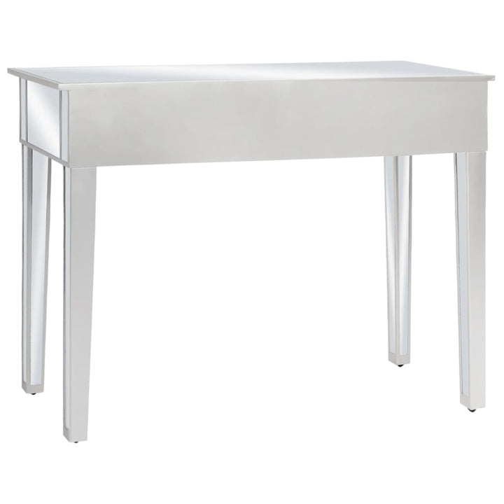 Masă Consolă Tip Oglindă, Mdf Și Sticlă, 106,5 X 38 X 76,5 Cm