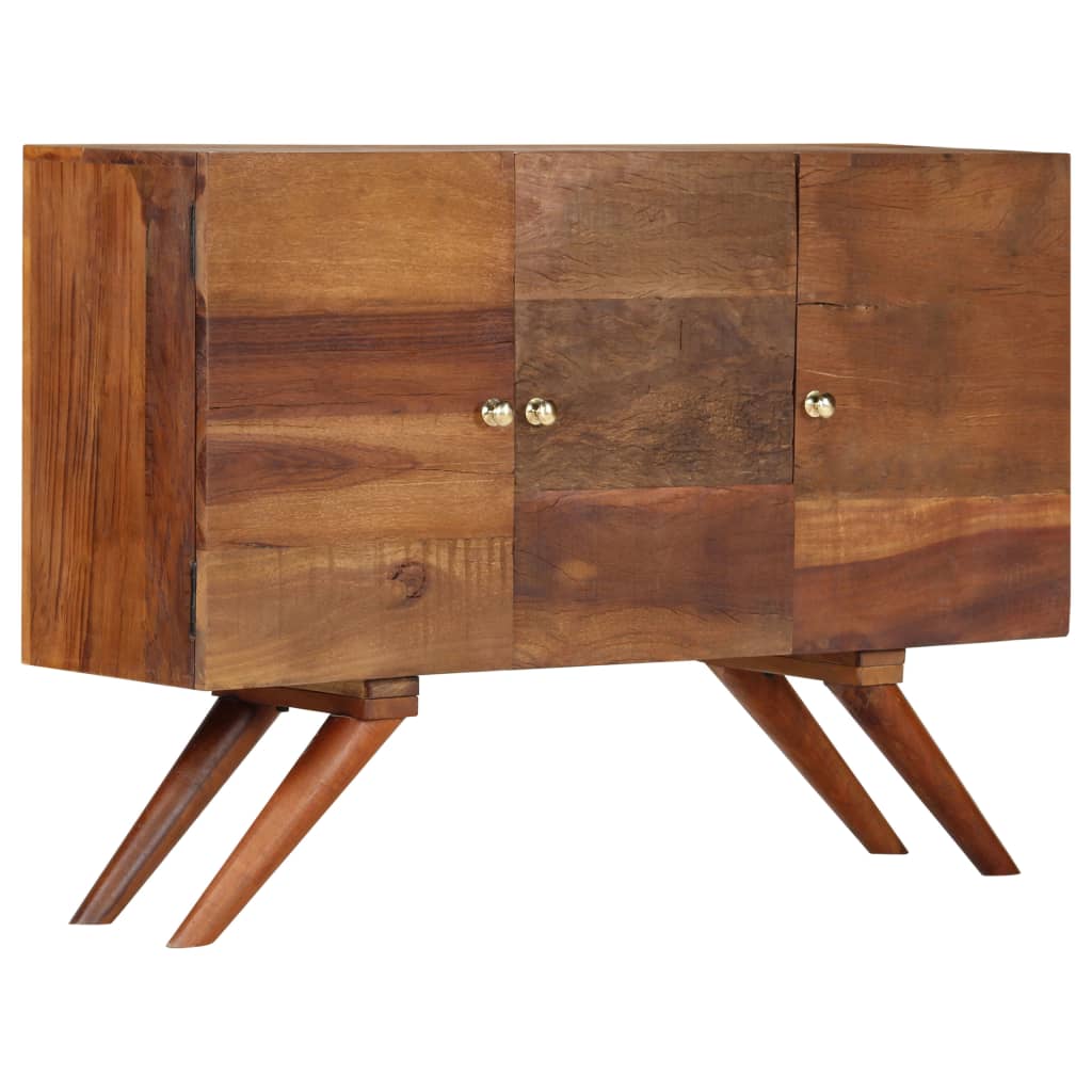 Dulap, Maro, 110 X 30 X 75 Cm, Lemn Masiv Reciclat