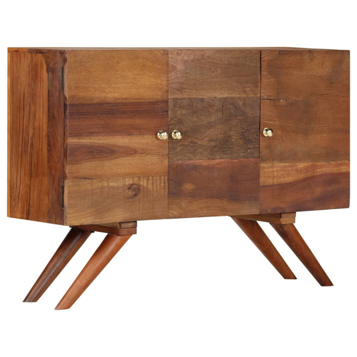 Dulap, Maro, 110 X 30 X 75 Cm, Lemn Masiv Reciclat