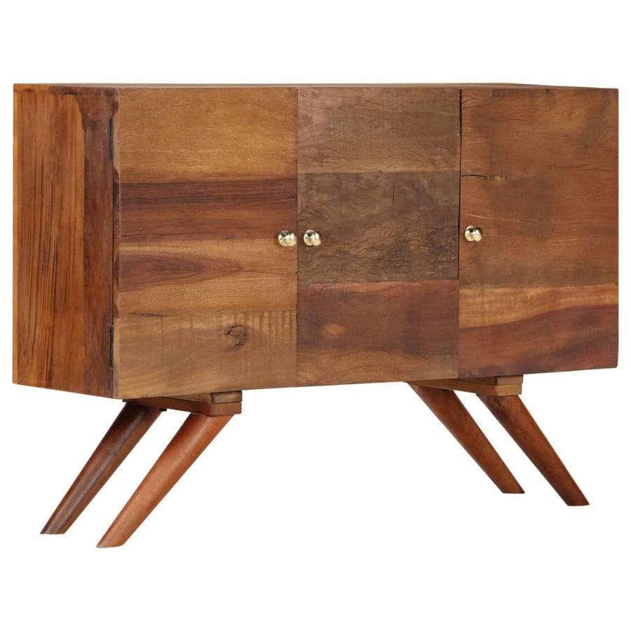 Dulap, Maro, 110 X 30 X 75 Cm, Lemn Masiv Reciclat