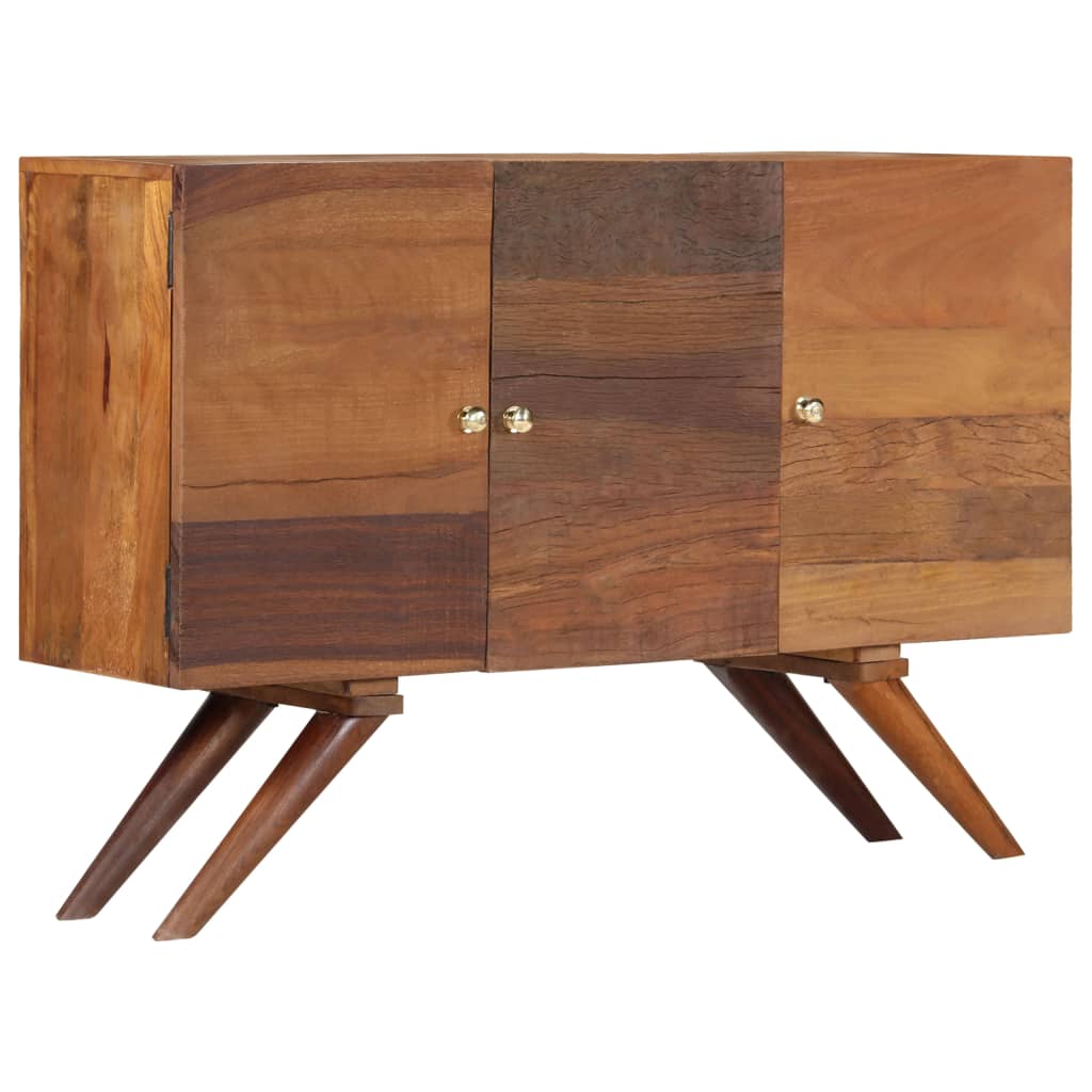 Dulap, Maro, 110 X 30 X 75 Cm, Lemn Masiv Reciclat