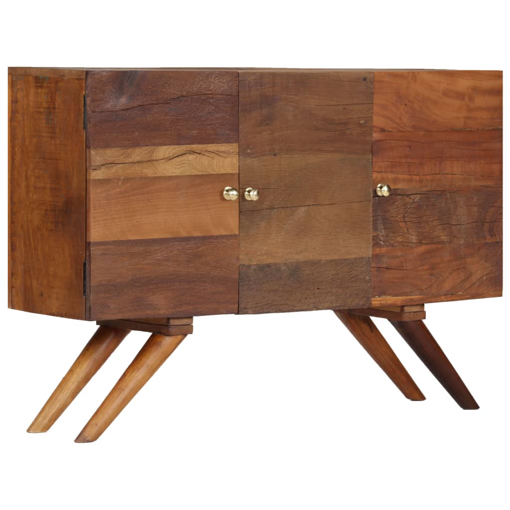 Dulap, Maro, 110 X 30 X 75 Cm, Lemn Masiv Reciclat
