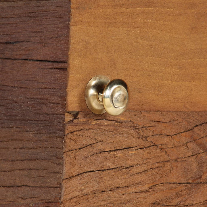 Dulap, Maro, 110 X 30 X 75 Cm, Lemn Masiv Reciclat
