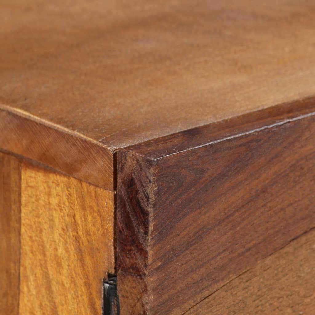Dulap, Maro, 110 X 30 X 75 Cm, Lemn Masiv Reciclat