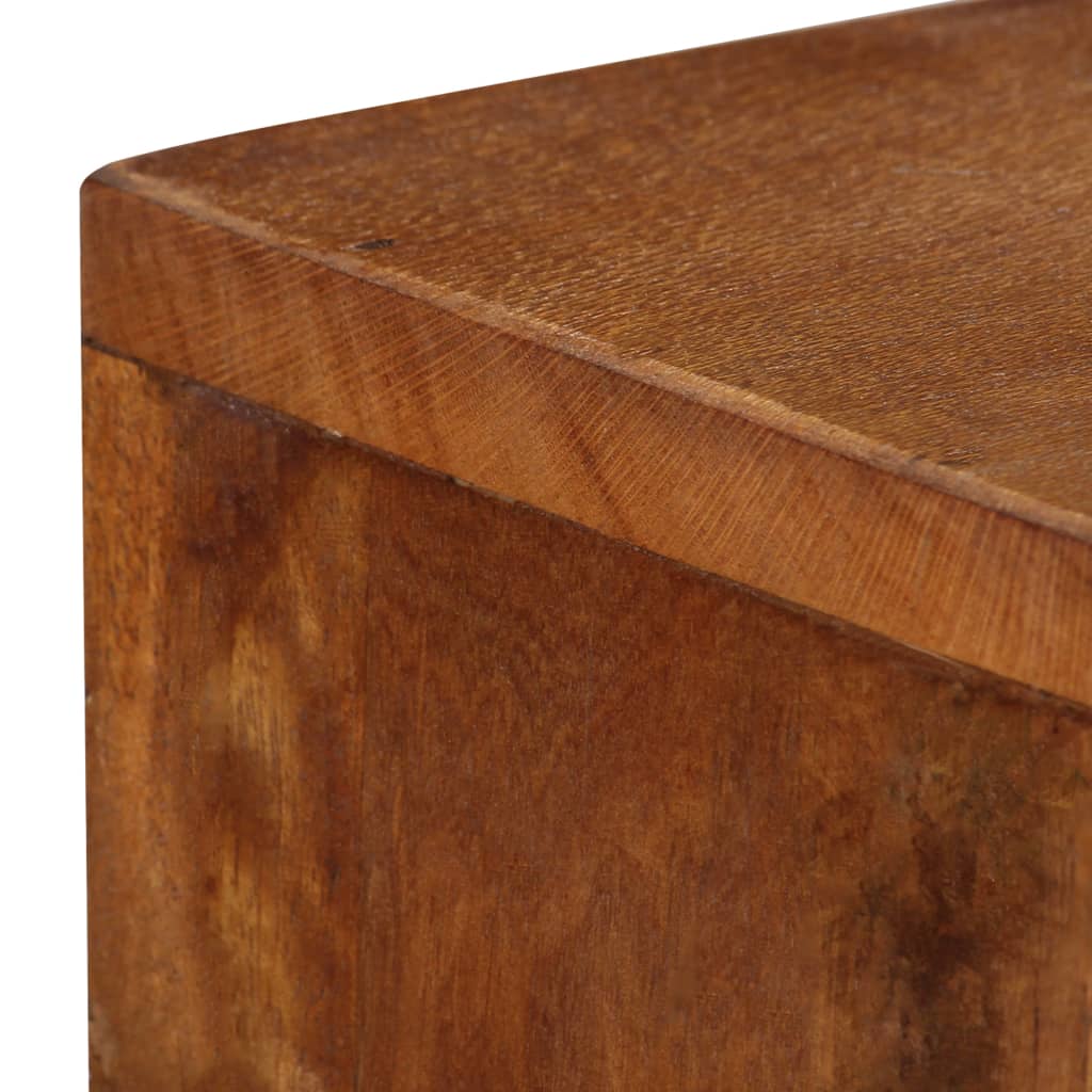 Dulap, Maro, 110 X 30 X 75 Cm, Lemn Masiv Reciclat
