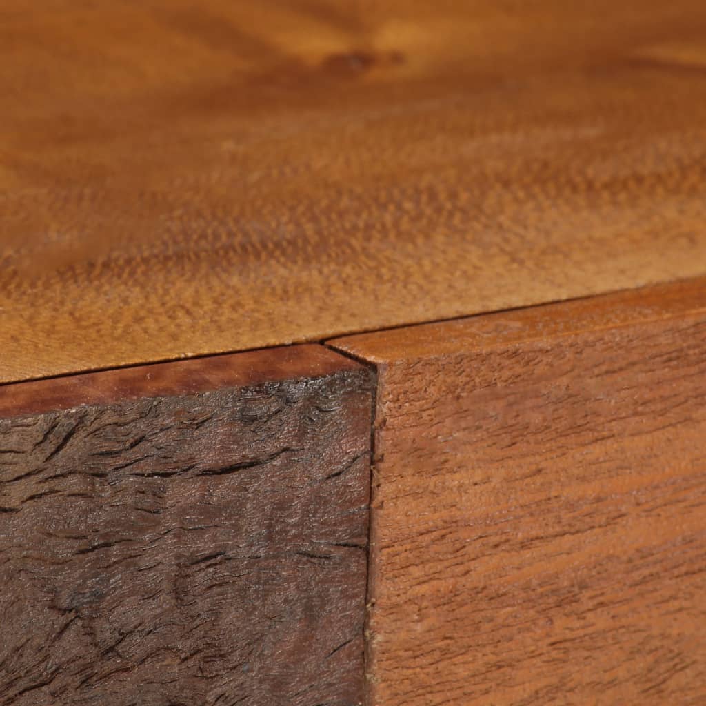 Dulap, Maro, 110 X 30 X 75 Cm, Lemn Masiv Reciclat