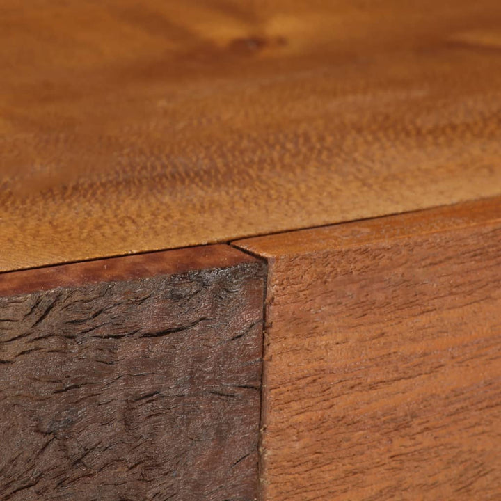 Dulap, Maro, 110 X 30 X 75 Cm, Lemn Masiv Reciclat