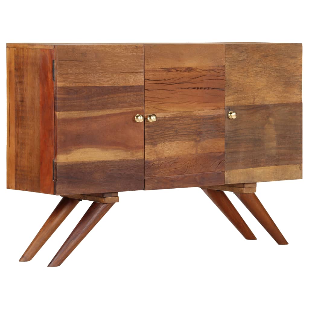 Dulap, Maro, 110 X 30 X 75 Cm, Lemn Masiv Reciclat