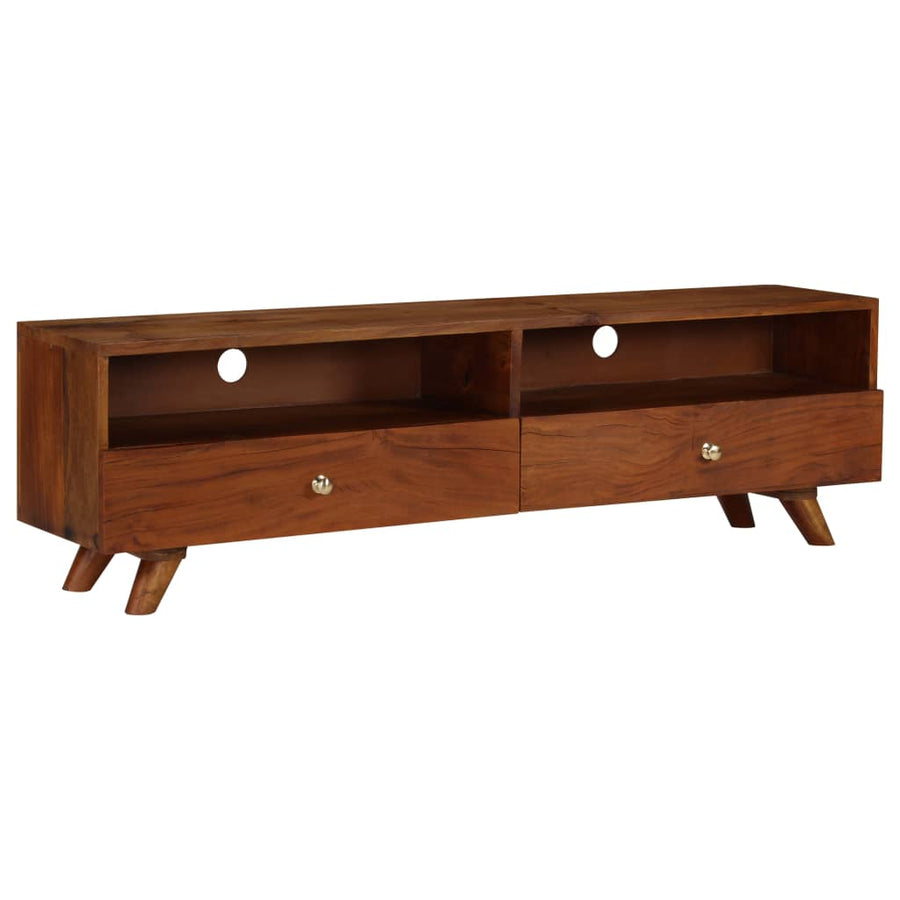 Comodă Tv, 140 X 30 X 40 Cm, Lemn Masiv Reciclat