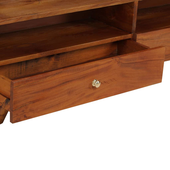 Comodă Tv, 140 X 30 X 40 Cm, Lemn Masiv Reciclat