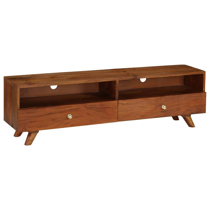 Comodă Tv, 140 X 30 X 40 Cm, Lemn Masiv Reciclat