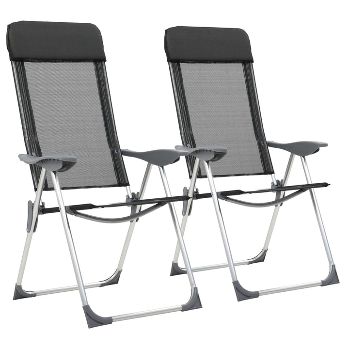 Scaune De Camping Pliante, 2 Buc., , Aluminiu