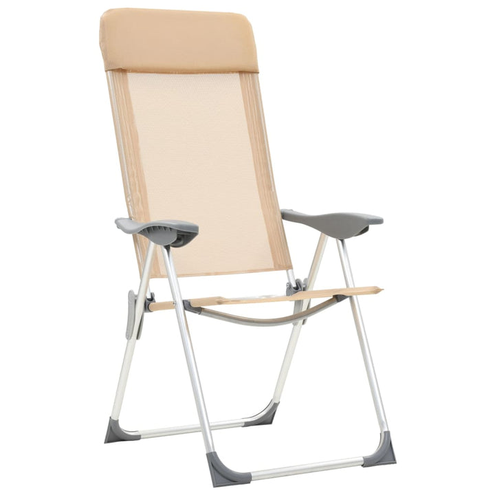 Scaune De Camping Pliante, 2 Buc., , Aluminiu