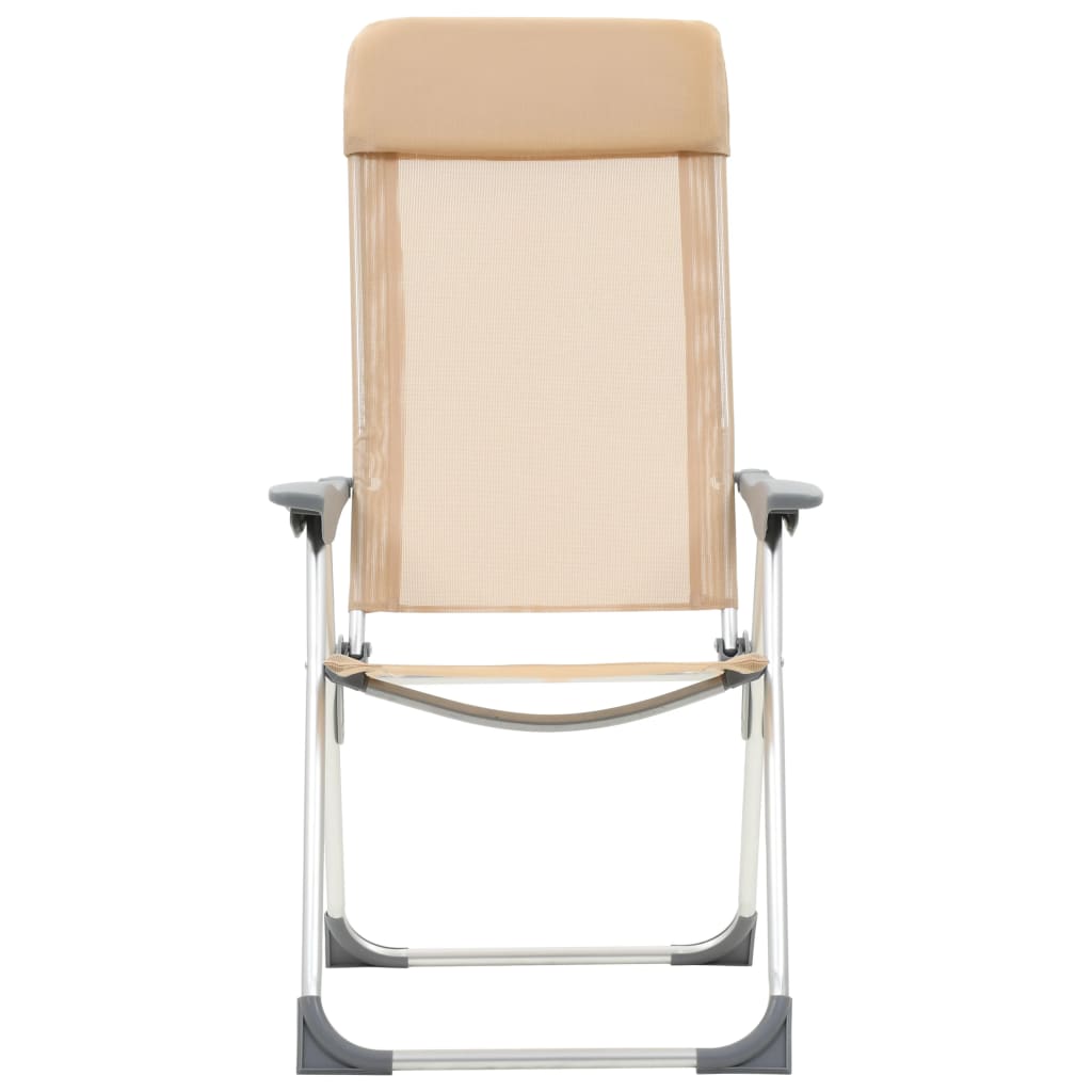 Scaune De Camping Pliante, 2 Buc., , Aluminiu