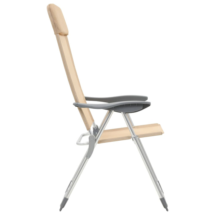 Scaune De Camping Pliante, 2 Buc., , Aluminiu