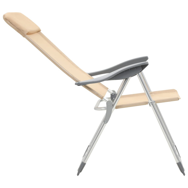 Scaune De Camping Pliante, 2 Buc., , Aluminiu