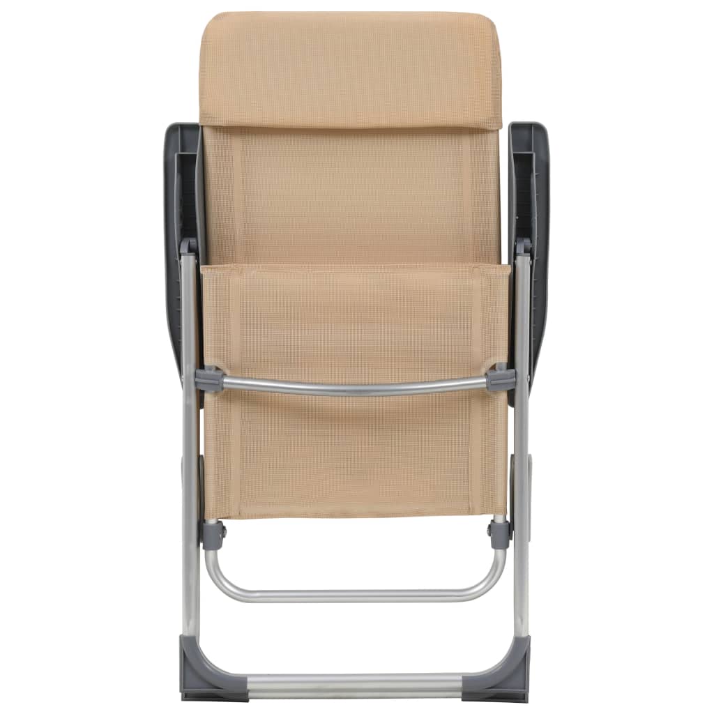 Scaune De Camping Pliante, 2 Buc., , Aluminiu