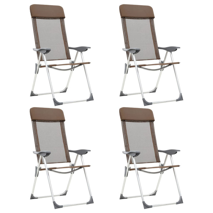 Scaune De Camping Pliante, 2 Buc., , Aluminiu
