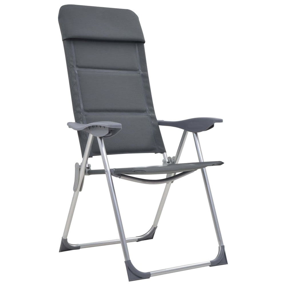 Scaun De Camping, 2 Buc, , 58 X 69 X 111 Cm, Aluminiu