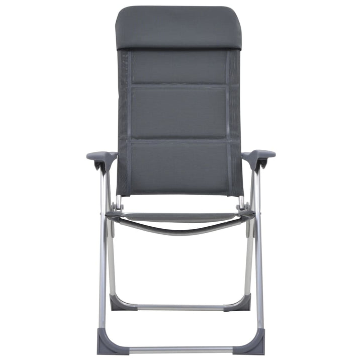 Scaun De Camping, 2 Buc, , 58 X 69 X 111 Cm, Aluminiu