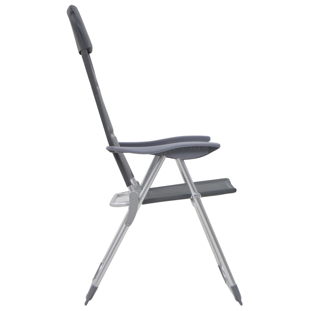 Scaun De Camping, 2 Buc, , 58 X 69 X 111 Cm, Aluminiu