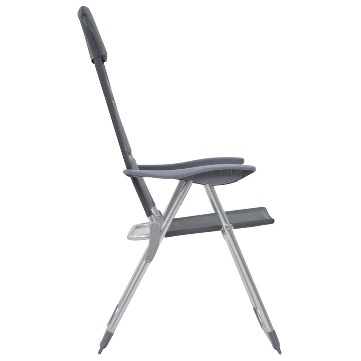 Scaun De Camping, 2 Buc, , 58 X 69 X 111 Cm, Aluminiu