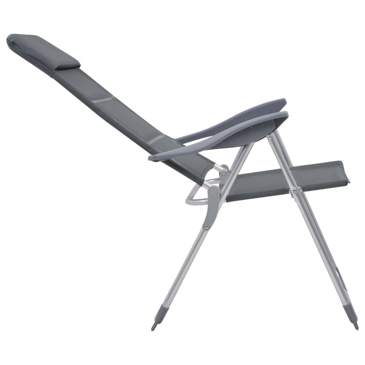 Scaun De Camping, 2 Buc, , 58 X 69 X 111 Cm, Aluminiu