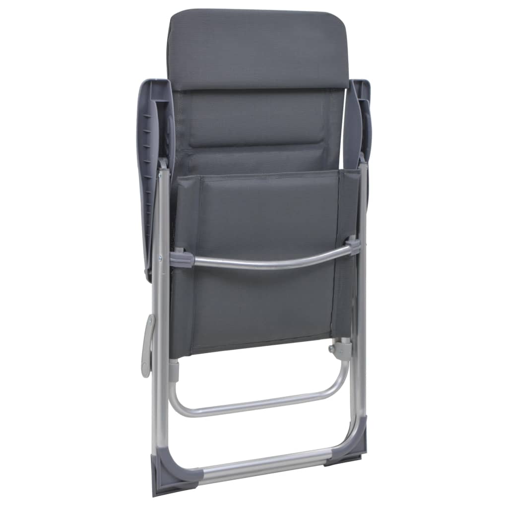 Scaun De Camping, 2 Buc, , 58 X 69 X 111 Cm, Aluminiu